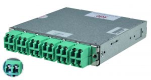 Die LWL-Module von TDE sind mit integrierten Schutzklappen aus Metall ausgerüstet. (Bild: TDE - Trans Data Elektronik GmbH)