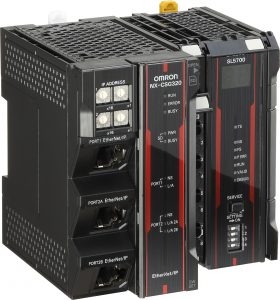Sicherheits-Netzwerk-Controller der NX-Serie (NX-SL5700+NX-CSG320). (Bild: Omron Electronics GmbH)