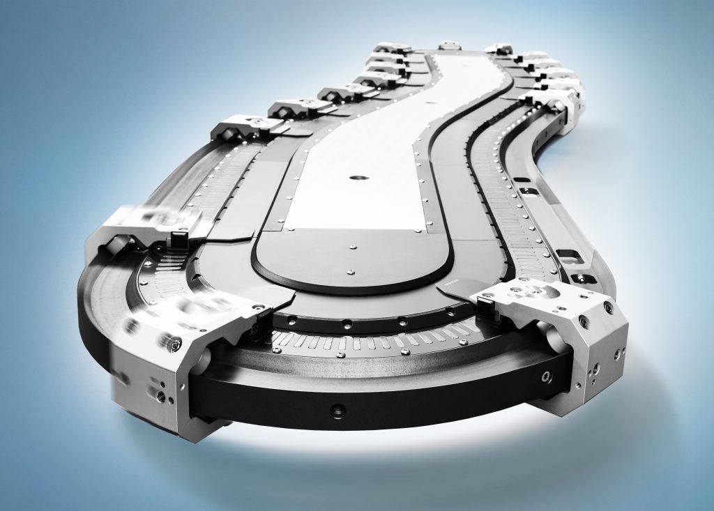  Das smarte Antriebssystem XTS von Beckhoff erlaubt die konstruktion moderner und flexibler Hochleistungslösungen im Maschinenbau. 