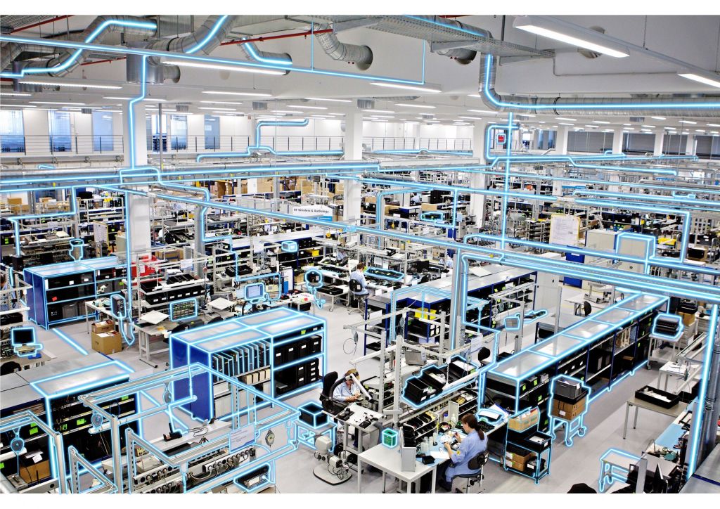  Die Verwaltungsschale erschließt den digitalen Zwilling in der Sennheiser Future Factory.